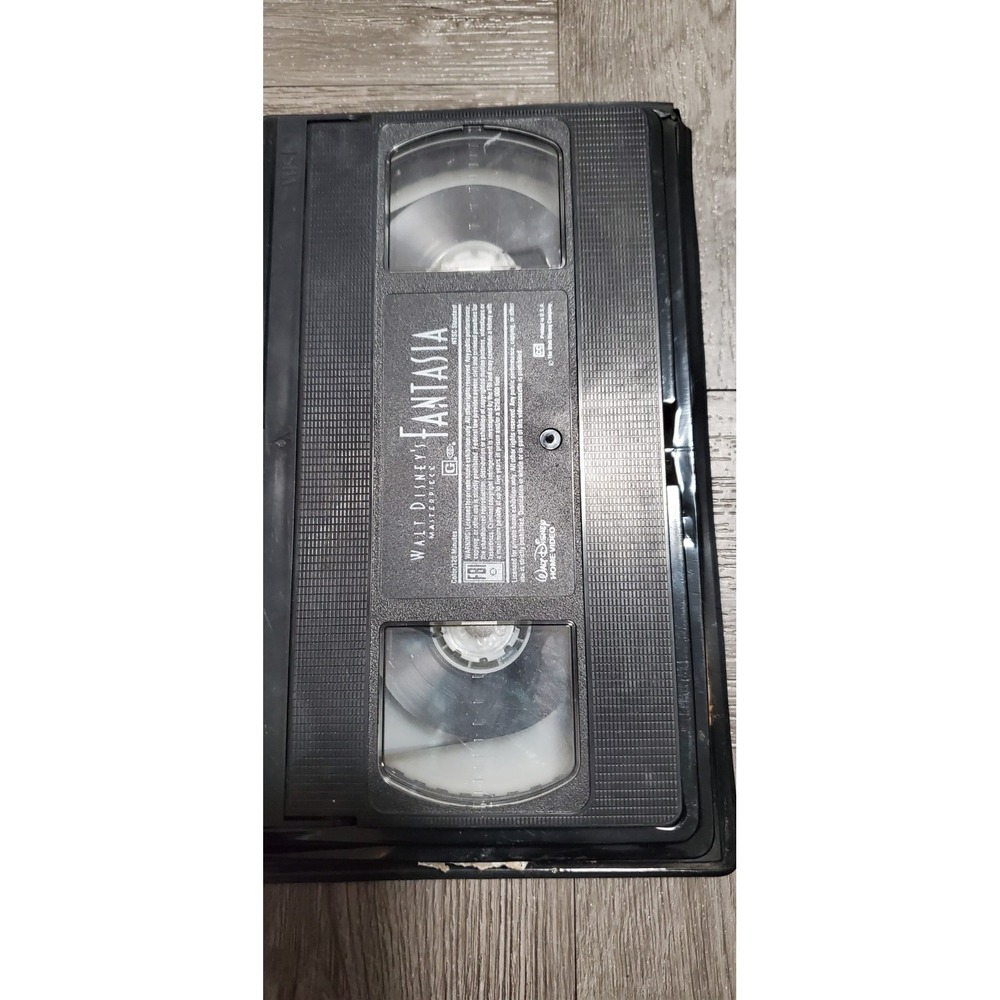 Disney Fantasia VHS Movie Kids OS Black Fair Masterpiece Collection Mickey Mouse - Picture 6 of 6